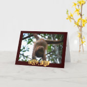 Carte Sweet Happy Fête des pères enfant (Fleur jaune)