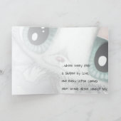 Carte Sweet lemur posting love letters - Guided by heart (Intérieur)
