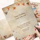 Carte Sweet Little African Fairy Princess Joyeux anniver