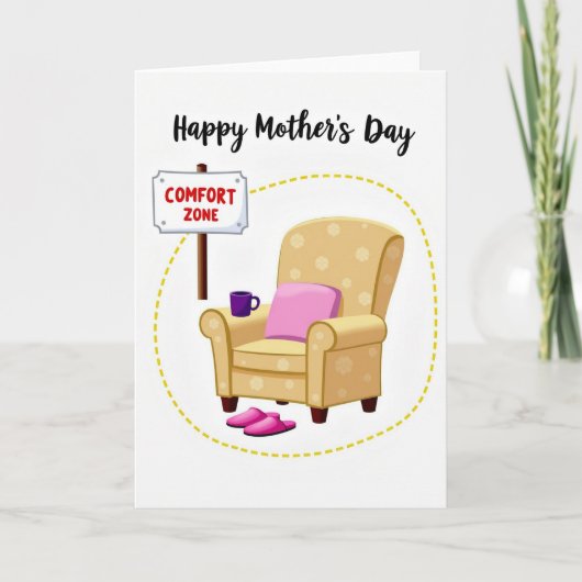 Carte Sweet Mothers Day Comfort Zone Card (Devant)