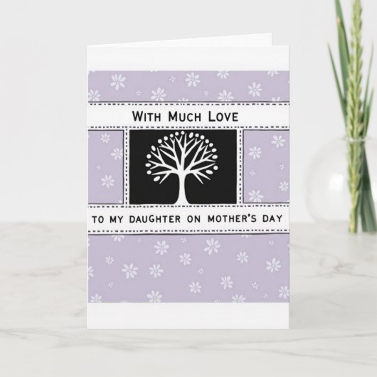 Carte Sweet Mothers Day Tree Art Card (Devant)