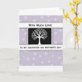 Carte Sweet Mothers Day Tree Art Card (Fleur jaune)