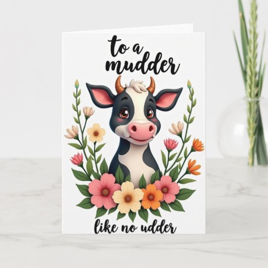 Carte Sweet Mudder Like No Udder Card (Devant)