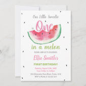 Carte Sweet One Summer Party pour filles (Devant)
