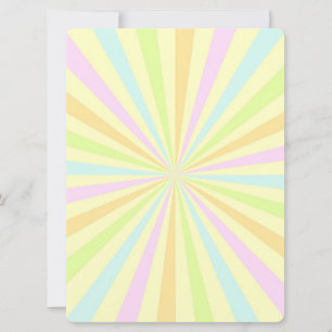 Carte Sweet Pastels Roulette de rotation éclate