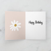 Carte Sweet Peach Balloon Birthday (Intérieur)