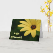 Carte Sweet Retirement drôle citation jaune fleur (Fleur jaune)