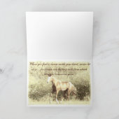 Carte Sweet Running Filly Dream Inspiration (Intérieur)