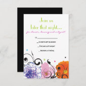 Carte Sweet Senses Party (Devant / Derrière)