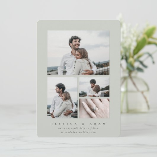 Carte Sweet + Simple Modern Nous sommes engagés ! Multip (Debout devant)