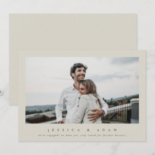 Carte Sweet + Simple Modern Nous sommes engagés ! Photo