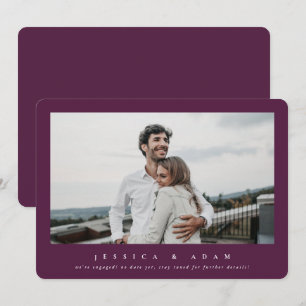 Carte Sweet + Simple Modern Nous sommes engagés ! Photo