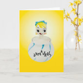 Carte Sweet Smiling Face Jam n Jelly Happy Card (Fleur jaune)