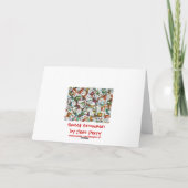 Carte Sweet Snowmen 'Joyeux Noël' devant (Dos)