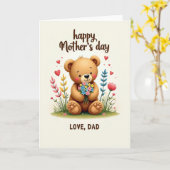 Carte Sweet Stuffed Friend Card (Fleur jaune)