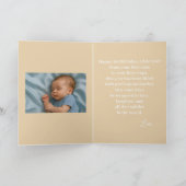 Carte Sweet Teddy 1er voeux d'anniversaire (Intérieur)