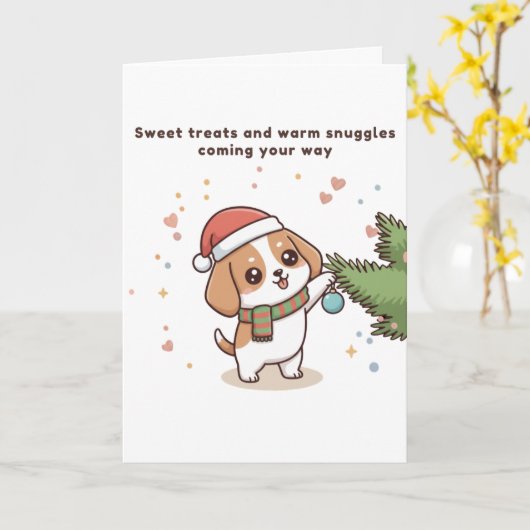 Carte Sweet Treats and Warm Snuggles Coming Your Way (Fleur jaune)