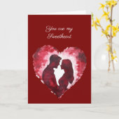 Carte Sweetheart Love (Fleur jaune)