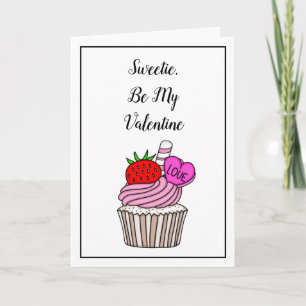 Carte Sweetie Be My Valentine   Saint Valentin