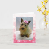 Carte Sweetie Wheatie (Fleur jaune)