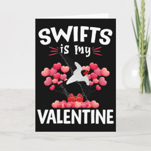 Carte Swifts est mon Valentin Joyeuse Saint-Valentin Swi