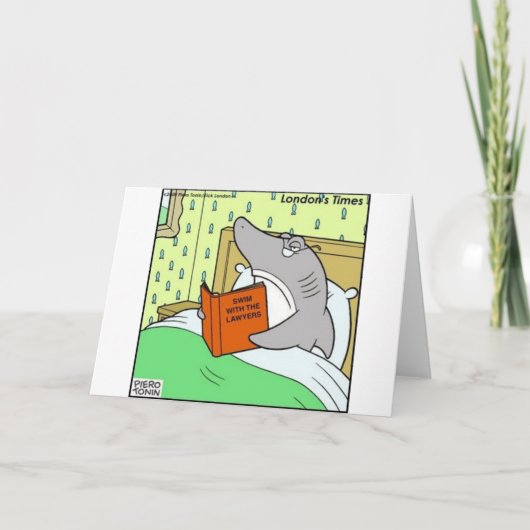 Carte Swim W/The Lawyers Funny Cadeaux et Objets de coll (Devant)