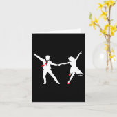 Carte Swing Dance Couple - École de danse Swing Dance Sw (Fleur jaune)