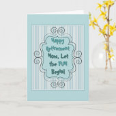 Carte Swirlie bleue retraitée (Fleur jaune)