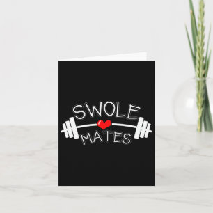 Carte Swole Mates Correspondant Couples Entraînement Gym