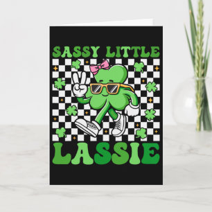 Carte Sy Little Lie Saint-Patrick Filles Enfants Groovy