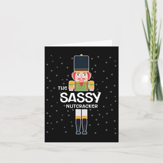 Carte Sy Nutcracker Famille Correspondant Funny Gift Pyj (Devant)