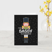 Carte Sy Nutcracker Famille Correspondant Funny Gift Pyj (Fleur jaune)