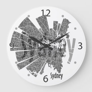 Carte Sydney Horloge