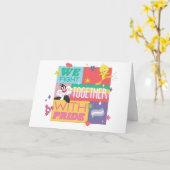 Carte SYLVESTER™ & TWEETY™| Nous combattons Avec Fierté (Fleur jaune)