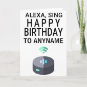 Carte SYMBOLE Alexa Joyeux anniversaire (Devant)