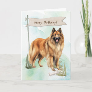 Carte Symbole belge Tervuren Dog Extérieur Sous Annivers