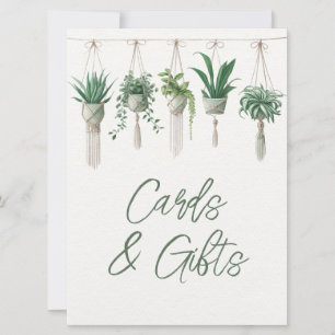 Carte Symbole Boho Chic Botanical Green Cards & Cadeaux
