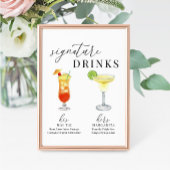 Carte Symbole boisson moderne Elegant