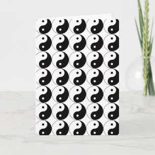 Carte Symbole chinois Yin Yang Tai Ji
