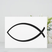 Carte Symbole Christian Fish (Ichthys) (Debout devant)