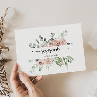 Symbole classique Rose Floral Mariage Réservé