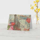 Carte Symbole d'Art de New York (Fleur jaune)