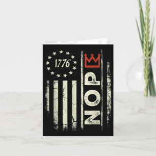 Carte Symbole de la manifestation No Kings Vertical Amer