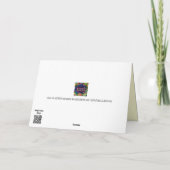 Carte SYMBOLE DE LA PAIX Pretty Rose Floral Inspirant (Dos)