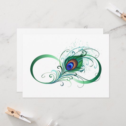 Carte Symbole de l'Infinity (Devant/Arrière en situation)