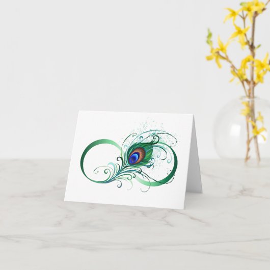 Carte Symbole de l'Infinity (Fleur jaune)