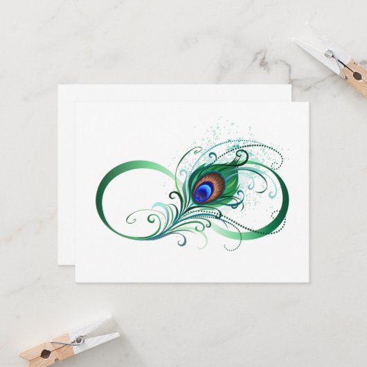 Carte Symbole de l'Infinity (Devant/Arrière en situation)