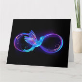 Carte Symbole de Neon Infinity par Glowing Hummingbird (Devant)