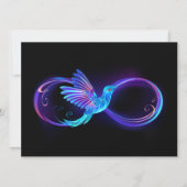Carte Symbole de Neon Infinity par Glowing Hummingbird (Devant)