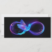 Carte Symbole de Neon Infinity par Glowing Hummingbird (Devant)